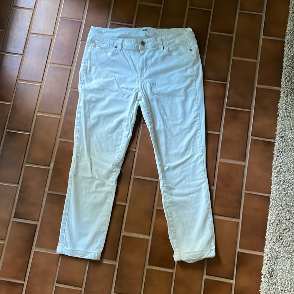 Paige Like New White Pants